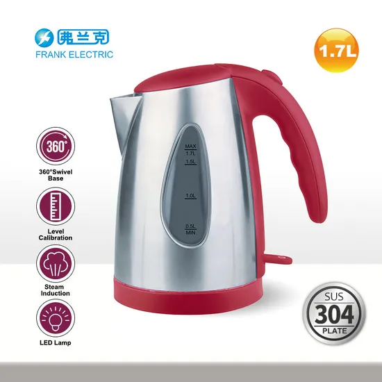 304 Stainless Steel Electric Kettle with Open Handle