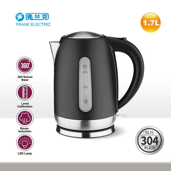 304s/S Color Coating 1.7L 2200W Food Grade Electric Kettle