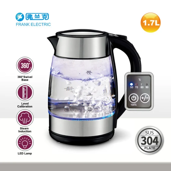 5 Color Inside 2200W Electric Kettle Digital Function