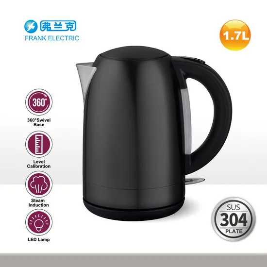 Classic 1.7L 304stainless Steel 2200W Fast Boiling Electric Kettle