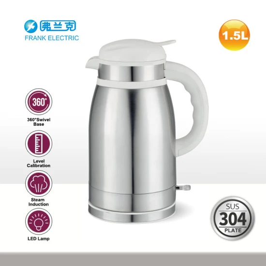 Double 304s/S Housing Electric Tea Kettle Keep Warm