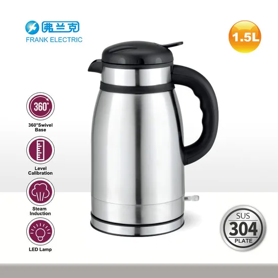 Double 304s/S Housing Electric Tea Kettle Keep Warm