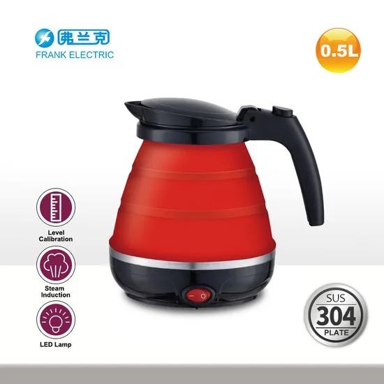 Easy Take 0.5L Foldable Silicone Electric Travel Kettle