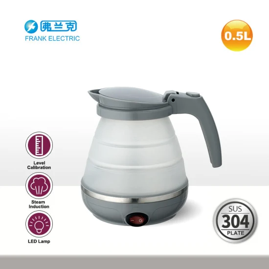 Easy Take 0.5L Foldable Silicone Electric Travel Kettle