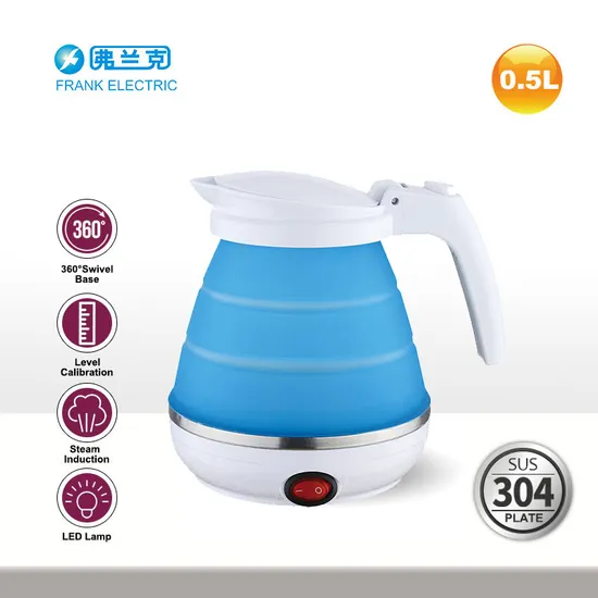 Easy Take 0.5L Foldable Silicone Electric Travel Kettle