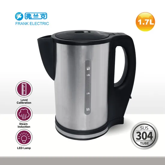 Immersed Kettle 1.7L with Ss Decoration 2200W Fast Boiling