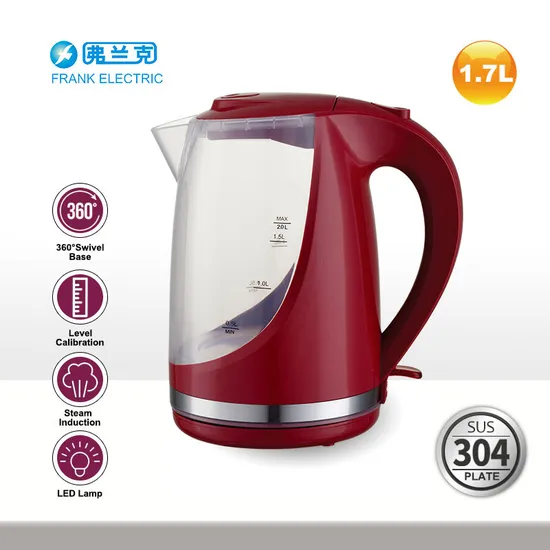 OEM Kettle Factory High Quality Plastic 1.7L Kettle