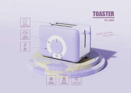 China Products/Suppliers. Kitchen Appliance, Bread Toaster, Smart Toaster for Easy Life