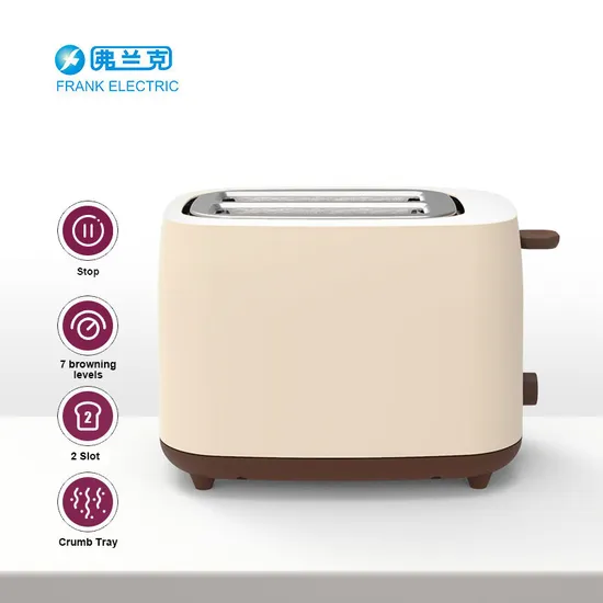 Electric Bread Toaster Sets Automatic Pop up Bread Toaster 2 Slice