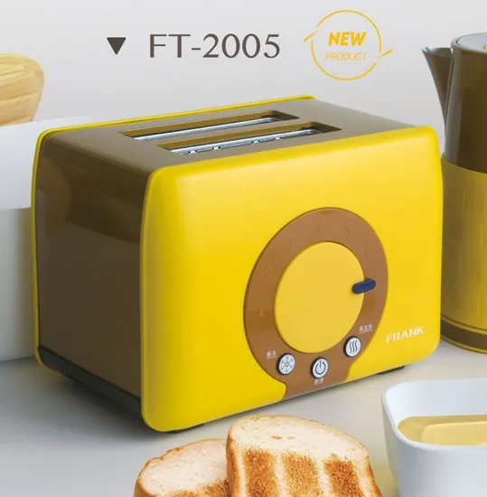 New Style 2 Slice Manual Toaster with Control Cancel Button