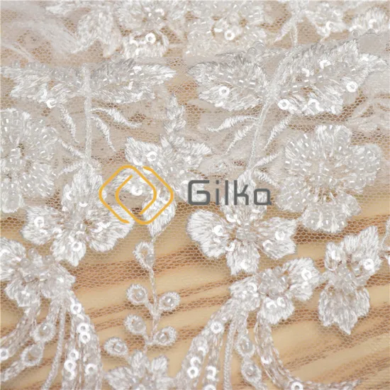 New High-End Listing Dress 60 Rayon Dress Lace Embroidery Lace Fabrics for Wedding Dresses