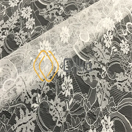 Soft Embroidery Tulle 100% Polyester Mesh Net Knit Fabric Fashion for Wedding Dress