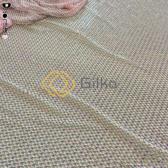 Special Shinny Net Beads Embroidery Lace Fabrics Mesh Tulle for Party Dresses