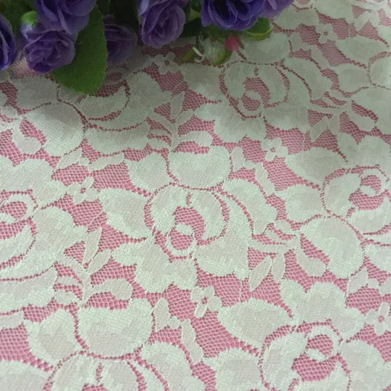 Garment Material Manufacturer Embroidery Textile Lace Fabric for Wedding Party Dress