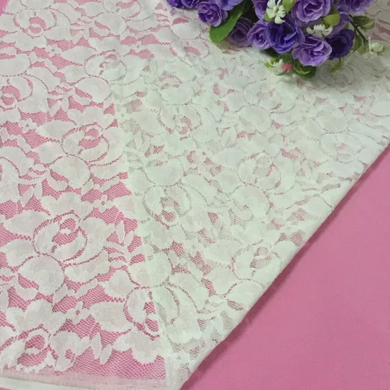 Garment Material Manufacturer Embroidery Textile Lace Fabric for Wedding Party Dress