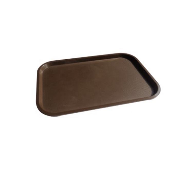 Fast food pp non slip plastic breakfast serving tray for restaurant