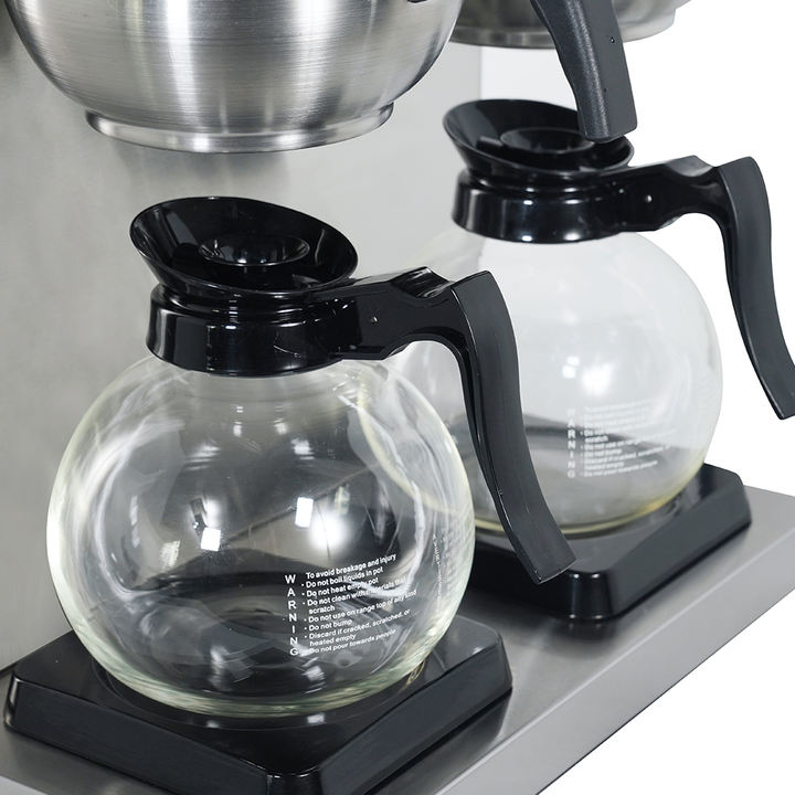 HEAVYBAO Commercial Electric Cafeteria Distilling Cafe Coffee Makers Filter Set Home Drip Coffee Machines