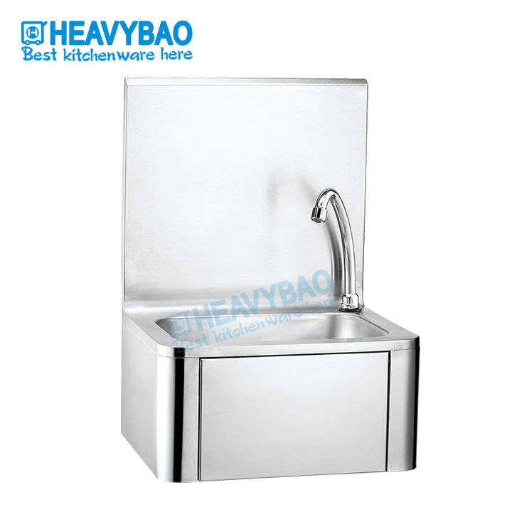 Heavybao 100% Warranty Stainless Steel Nail Salon Strainer Over The Knee Operated Sink