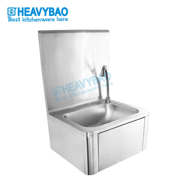 Heavybao 100% Warranty Stainless Steel Nail Salon Strainer Over The Knee Operated Sink