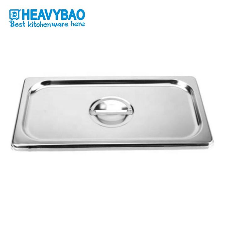 Heavybao 201 Stainless Steel Anti Jam GN Pans Cover Food Container Large Order Wholesale Export