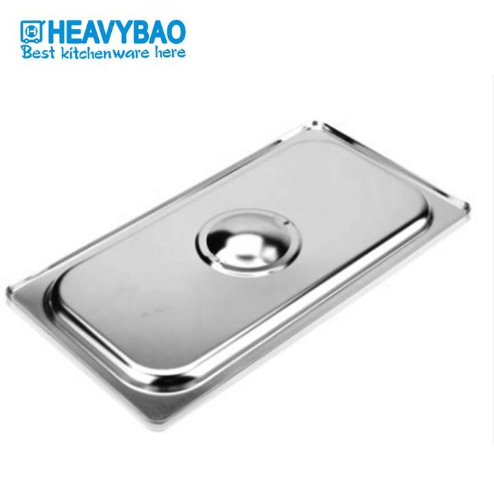 Heavybao 201 Stainless Steel Anti Jam GN Pans Cover Food Container Large Order Wholesale Export