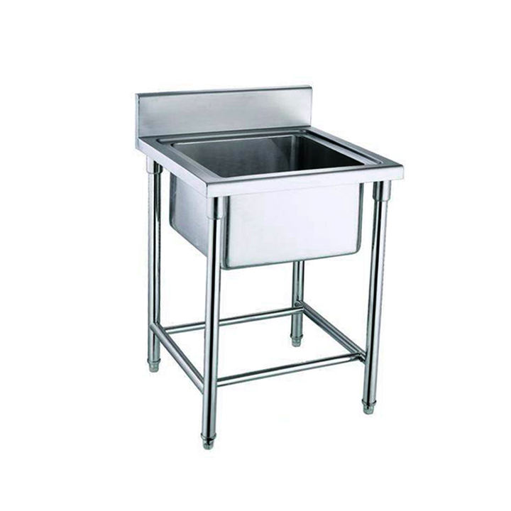 Heavybao 850mm Height Handmade Triple Bowl Stainless Steel kitchen Sink for Restaurant Laundry Washbasin Sink