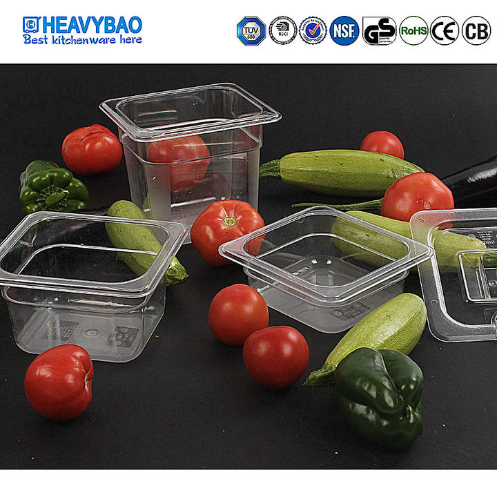 Heavybao Anti-jamming Stainless Steel GN Gastronorm Ice Cream Buffet Display Steam Table Pan