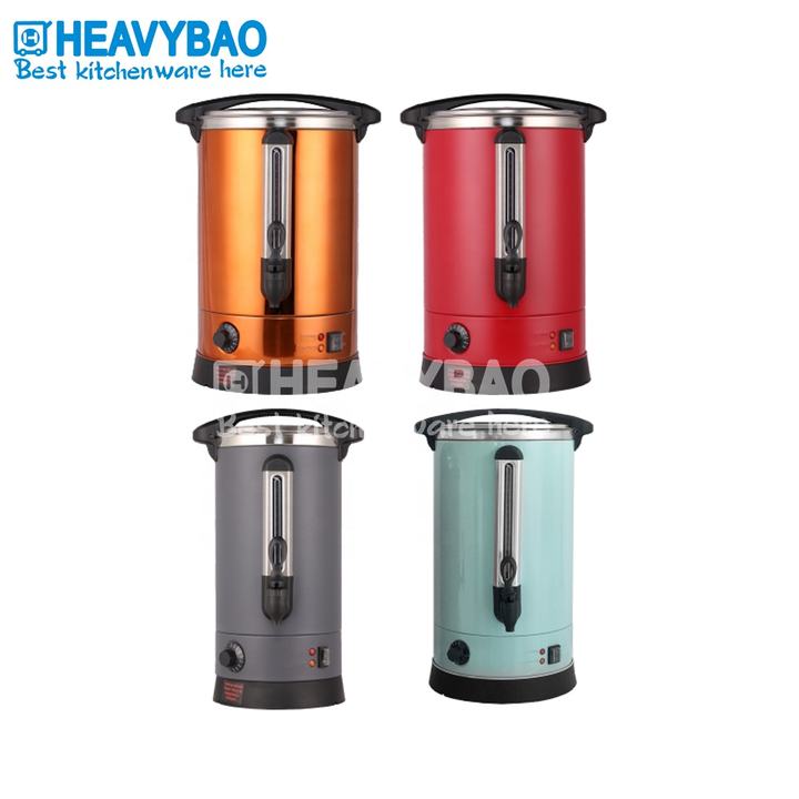 Heavybao Banquet Party Stainless Steel Warmer Heating Element Mulled Wine Water Boiler Tea Warming Urn