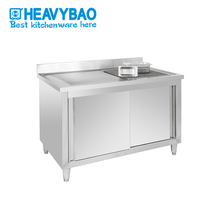 Heavybao Catering Equipment Hotel Kitchen Stainless Steel Commercial Kitchen Sink