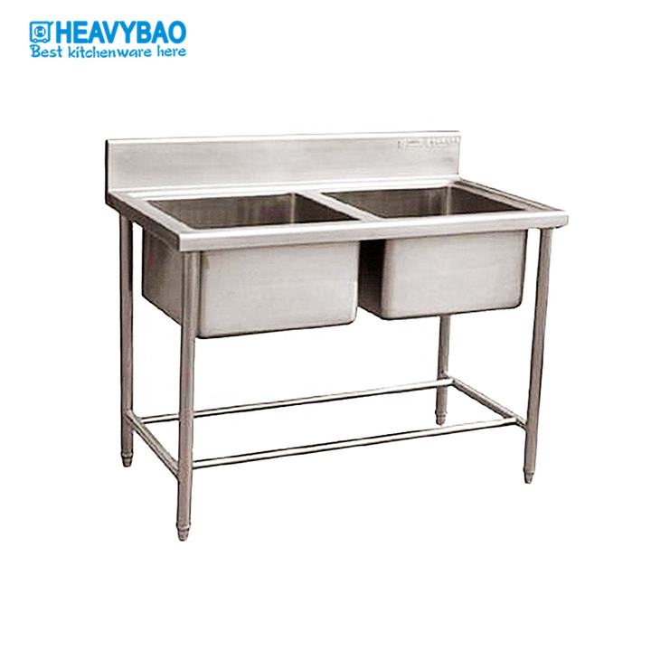 Heavybao Catering Equipment Hotel Kitchen Stainless Steel Commercial Kitchen Sink China Factory Direct
