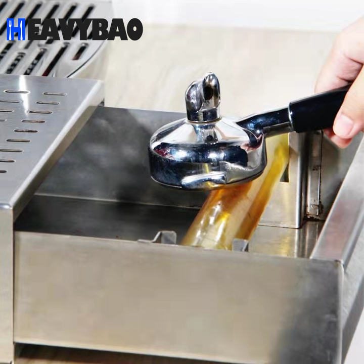 Heavybao Coffee Shop Rectangular Coffee Knock Chute Bin Coffee Tools Stainless Steel Barista Espresso Box Drawer