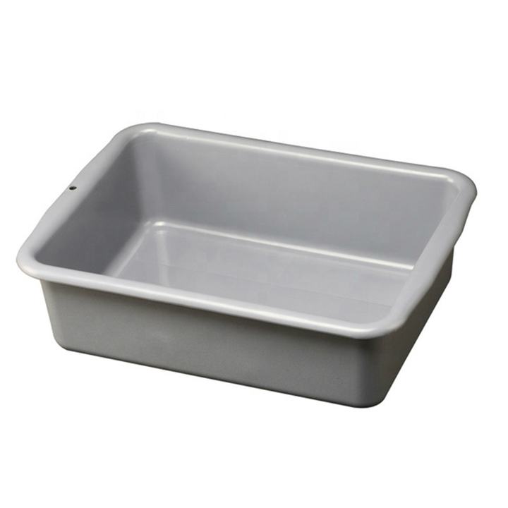 Heavybao Commercial 10-20L White Plastic PP Tray Storage Dish Tote Box For Hotel Kitchen Equipment