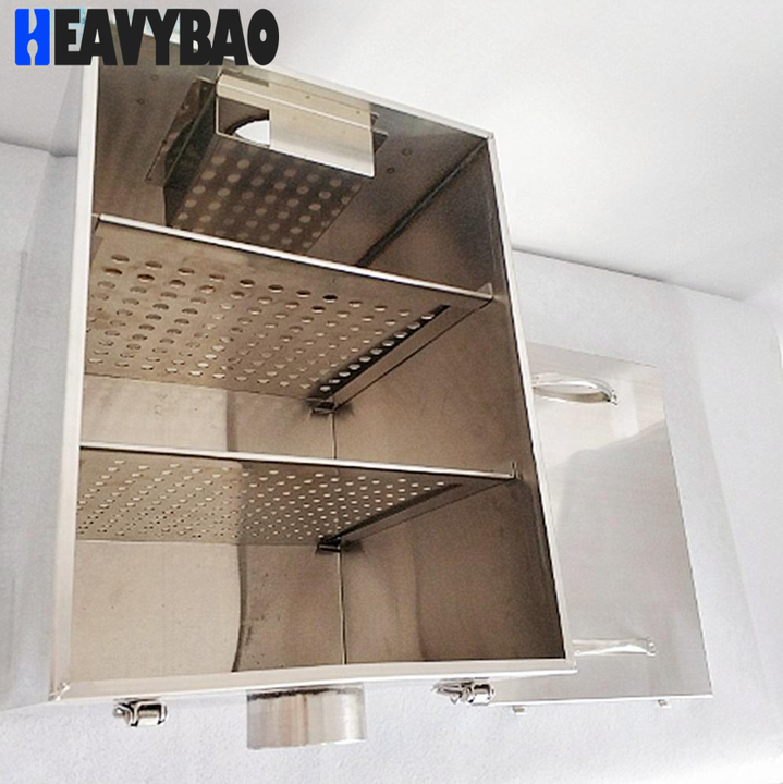 Heavybao Commercial Grease Trap Interceptor Stainless Steel Interceptor Grease Trap Tools For Kitchen