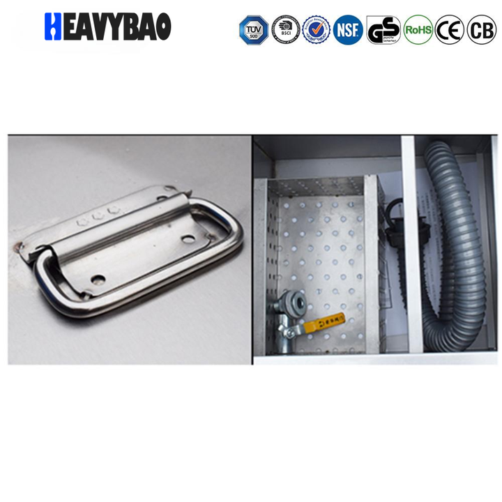 Heavybao Commercial Grease Trap Interceptor Stainless Steel Interceptor Grease Trap Tools For Kitchen