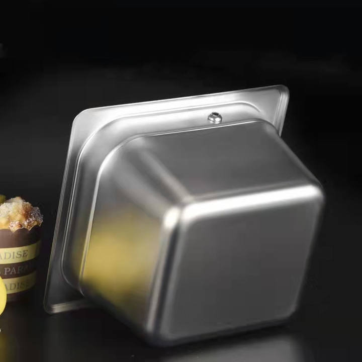Heavybao New Style Stainless Steel Coffee Residue Slag Pot Knock Box 1/6 GN Pan Industrial Wholesale Custom Solutions