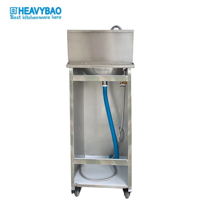 Heavybao Non-removable hand-washing tray Stainless steel commercial kitchen sink Export Factory