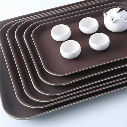 Heavybao Plastic Fast Food Serving Tray for Home Kitchen Restaurant School Lunch Grill Tray Bulk Platter Serving Wholesale Bulk Supply Distributor