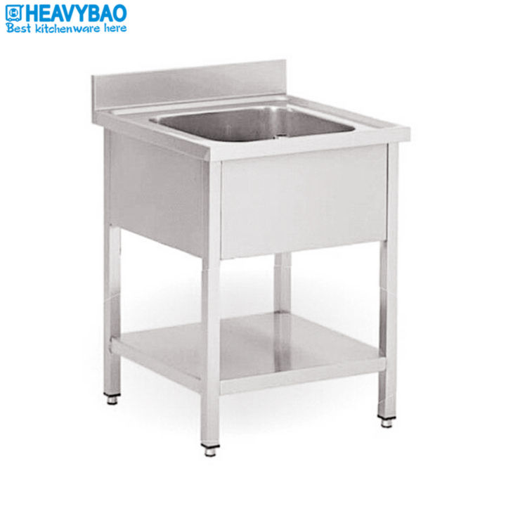 Heavybao Popular Product Restaurant Stainless Steel Apartment Size American Standard Kitchen Sink For Commerce Customized Manufacturing