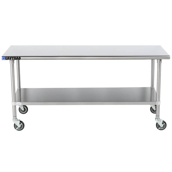 Heavybao Professional Commercial Catering Hotel Restaurant Equipment Kitchen Stainless Steel Work Table