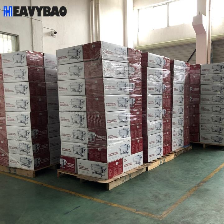 Heavybao Professional Stainless Steel Hotel Chafing Dish Catering Equipment Buffet Chafer Set Food Warmer Export Manufacturing Efficiency