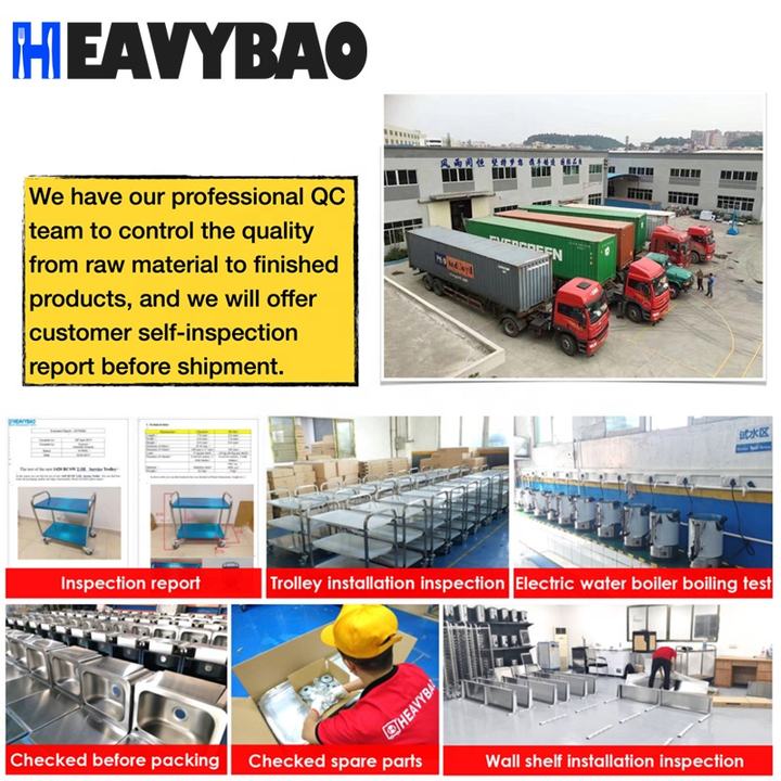 Heavybao Professional Stainless Steel Hotel Chafing Dish Catering Equipment Buffet Chafer Set Food Warmer Export Manufacturing Efficiency