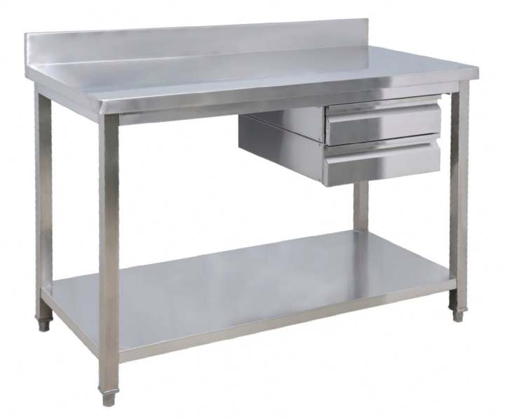 Heavybao kitchen equipment stainless steel food prep folding foldable worktable workbench China Wholesale Factory