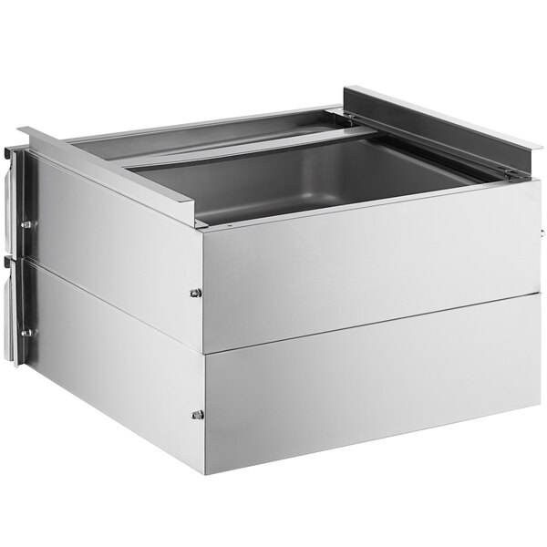 Hevybao Double-Stacked Drawer Set With Stainless Steel Front Work Table Drawer