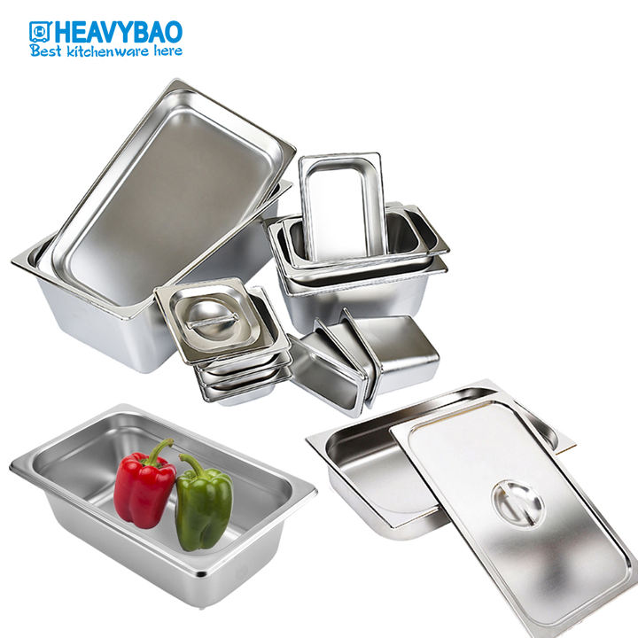 Other Hotel Restaurant Supplies Commercial Kitchen Equipment Food Warmers Buffet Stainless Steel Gastronorm Container GN Pan