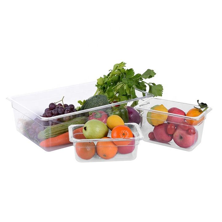 Restaurant Kitchen Storage Food Grade Large Plastic Gn Food Pan Wholesale Factory