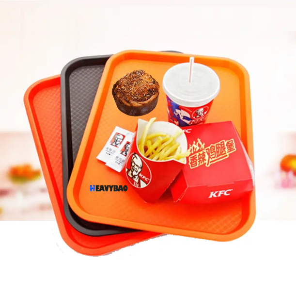 Restaurant Room Plastic Fast Food Serving Tray