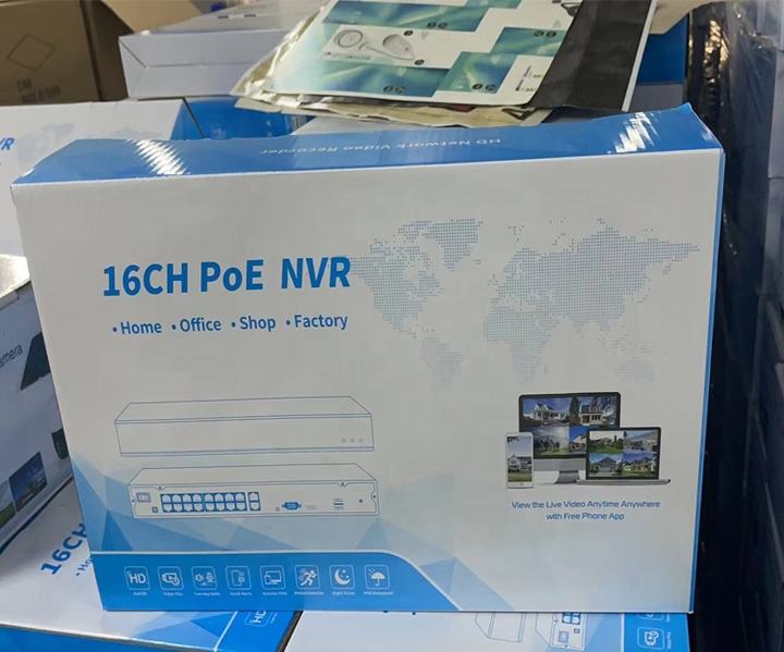 16ch NVR Recorder IP Network 16 channel 8MP 4K Full HD POE NVR Security Network Video Recorder Manufacturing Firm