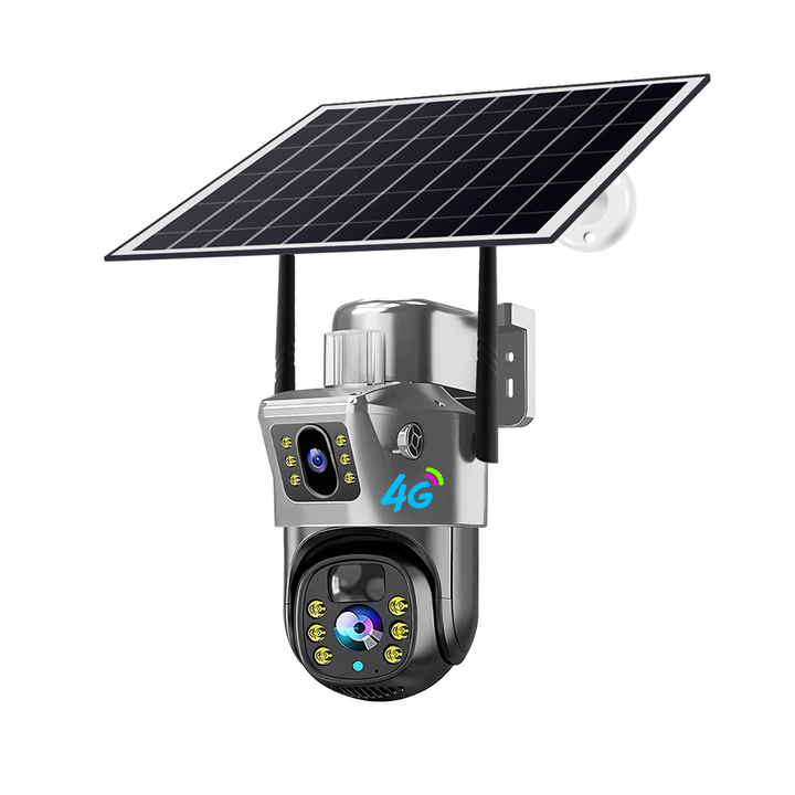 4G sim card wifi solar battery powered dual camera smart pir working 4g v380 pro ptz solar camera Wholesale B2B Pricing Custom Solutions