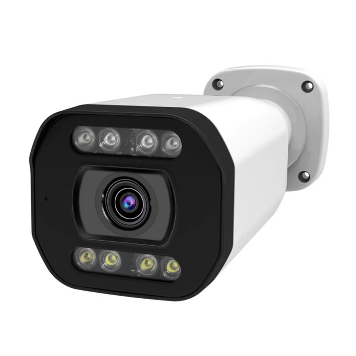 4MP 5MP Outdoor ColorVu AI Human Motion Decetion Two Lens Black Light POE 4K Night Vision IP Network Camera