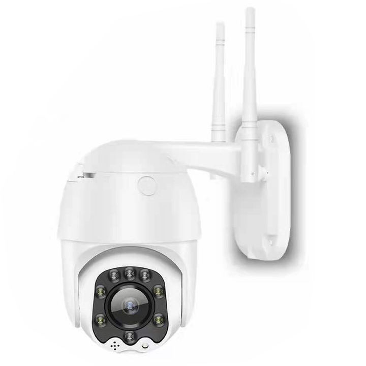 4X ZOOM PTZ 4CH Wireless CCTV Camera System 3MP WiFi NVR Kit Outdoor PTZ Dome Camera 2 Way Audio Icsee Mass Production B2B